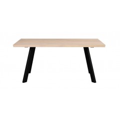 RO Fred Dining Table 170x95 Whitewash/Black